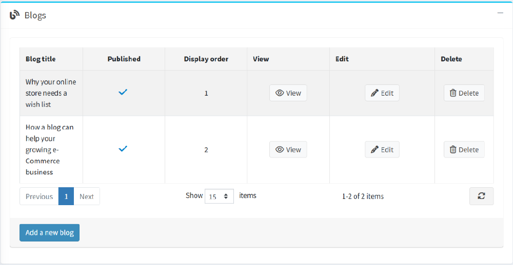 advanced blog management blog mapping page